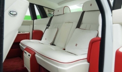 2014 Rolls Royce Phantom White Back Seat