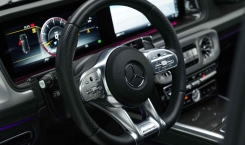 2019 Mercedes AMG G63 Monza Grey Steering Wheel