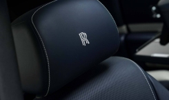2019 Rolls Royce Ghost in Blue Headrest
