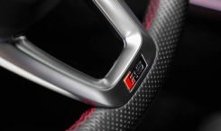 2021 Audi RSQ8 Steering Wheel Close Up