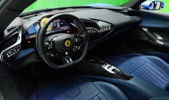 2021 Ferrari SF90 Stradale Blue Interior