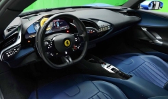 2021 Ferrari SF90 Stradale Blue Interior