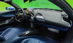 2021 Ferrari SF90 Stradale Blue Inside