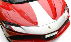 2021 Ferrari SF90 Stradale Assestto Fiorano in Red and Silver Bonnet