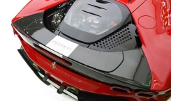 2021 Ferrari SF90 Stradale Assestto Fiorano in Red and Silver Engine