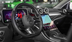 2021 Mercedes Benz C180 in Black Steering Wheel