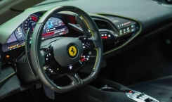 2022 Ferrari SF90 Stradale in Yellow Steering Wheel