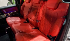 2022 Mercedes AMG G63 White, Red Back Seats