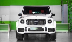 2022 Mercedes AMG G63 White Front Photo