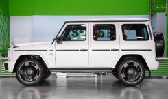 2022 Mercedes AMG G63 White  Side Profile