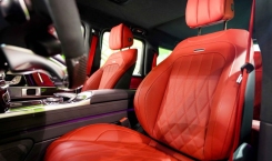 2022 Mercedes AMG G63 Red Front Seats