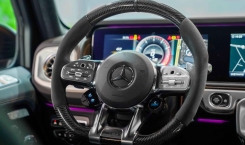2022 Mercedes AMG G63 Orange Magno Steering Wheel