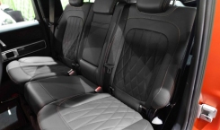 2022 Mercedes AMG G63 Orange Magno Back Seats