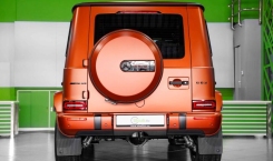 2022 Mercedes AMG G63 Orange Magno Back Photo