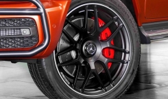 2022 Mercedes AMG G63 Orange Magno Rims