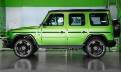 2022 Mercedes AMG G63 Green Hell Magno Side View