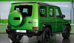 2022 Mercedes AMG G63 Green Hell Magno Back View