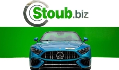 2022 Mercedes AMG SL63 Hyper Blue Metallic Front
