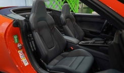 2022 Porsche Carrera 4 GTS Cabriolet in Lava Orange Seats