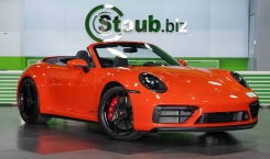 2022 Porsche Carrera 4 GTS Cabriolet in Lava Orange