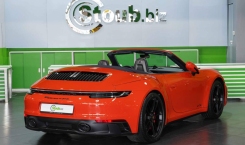 2022 Porsche Carrera 4 GTS Cabriolet in Lava Orange