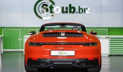 2022 Porsche Carrera 4 GTS Cabriolet in Lava Orange Back