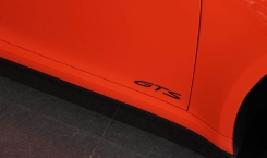 2022 Porsche Carrera 4 GTS Cabriolet in Lava Orange Sticker