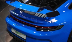 2022 Porsche 911 GT3 Shark Blue Spoiler