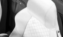 2023 Audi R8 Spyder White seats with stitching