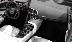 2023 Audi R8 Spyder Interior White and Black