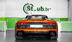 2023 Audi R8 Spyder in Samoa Orange Back