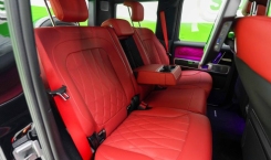2023 Mercedes AMG G63 Back Seats Red