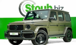 2023 Mercedes AMG G63 Olive Green Magno