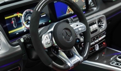 2023 Mercedes AMG G63 Olive Green Magno Steering Wheel