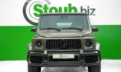 2023 Mercedes AMG G63 Olive Green Magno Front