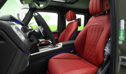 2023 Mercedes AMG G63 Olive Green Magno Seats