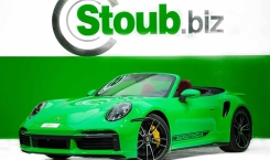 Porsche 911 Turbo S Cabriolet Green