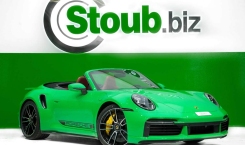 2023 Porsche 911 Turbo S Cabriolet Python Green