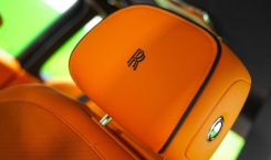 2023 Rolls Royce Cullinan RR Monogram on the Headrest