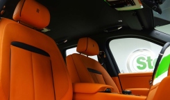 2023 Rolls Royce Cullinan in Black Front Seats from Below