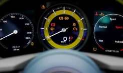 2024 Porsche 911 Targa 4 Odometer in Yellow