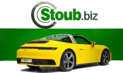 2024 Porsche 911 Targa 4 in Racing Yellow Back