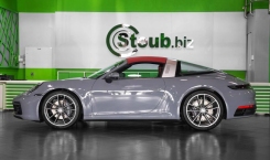 2024 Porsche 911 Targa 4 in Arctic Grey Side