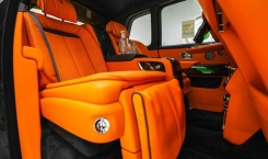 2024 Rolls Royce Cullinan Black Badge in Mandarin Back Seats
