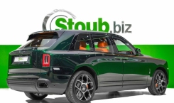 2024 Rolls Royce Cullinan Black Badge in Dark Emerald Side Back