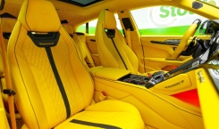 Lamborghini Urus Mansory Yellow Front Seat