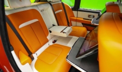 Rolls Royce Cullinan Orange Back Seats