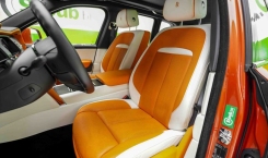 Rolls Royce Cullinan Orange and White Seats