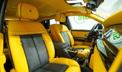 Rolls Royce Phantom Seats in Yellow and Black