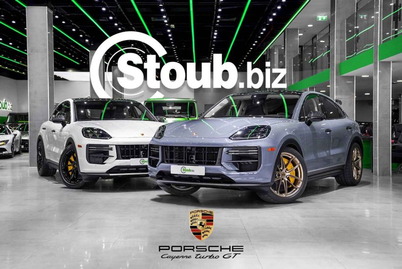 Porsche Cayenne Turbo GT Arctic Grey and White